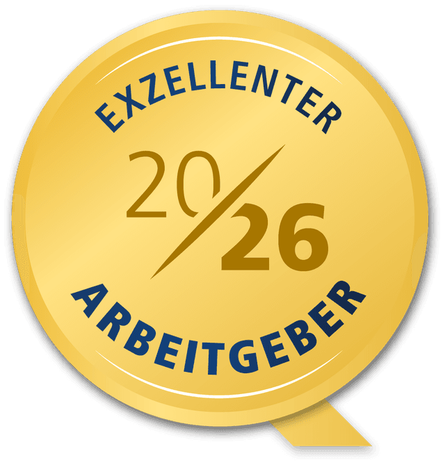Top-Arbeitgeber Siegel 2026/2027 – Note 1,1 Sehr Gut – arbeitgeber-test.de