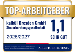Siegel Top-Arbeitgeber kalkül Dresden 2026/2027